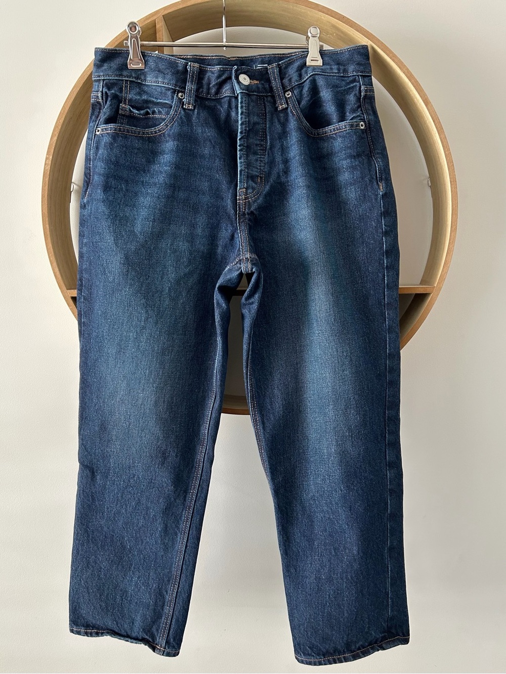 Old Navy High-Rise Slouchy Straight Cropped Denim